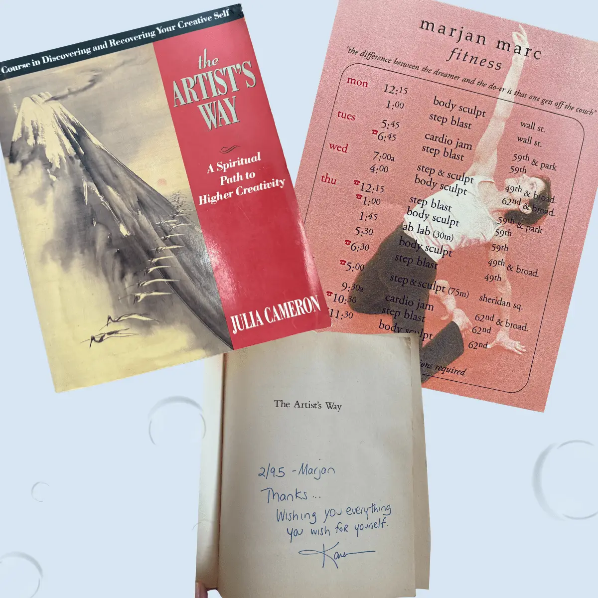 Marjan Mohsenin and book The Artists Way